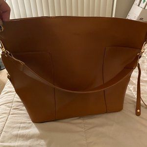 Just Fab leather tote bag